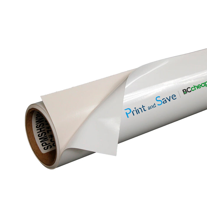 White Static Window Cling