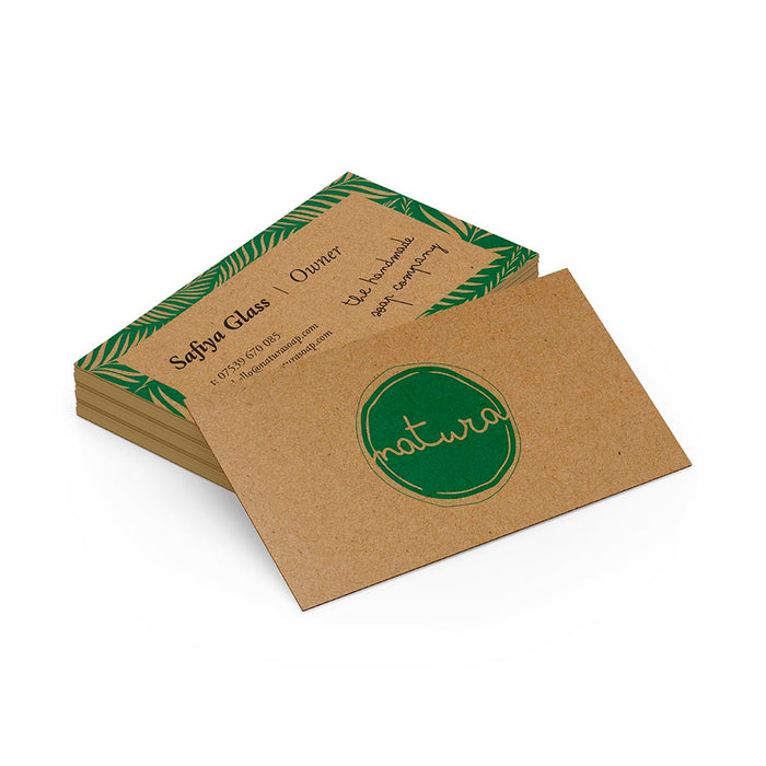 Kraft Paper - Business Cards