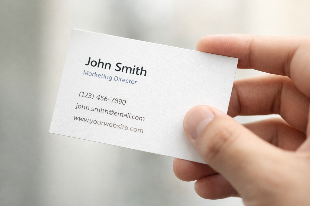 Professional Business Cards – Fast Printing & Premium Finishes