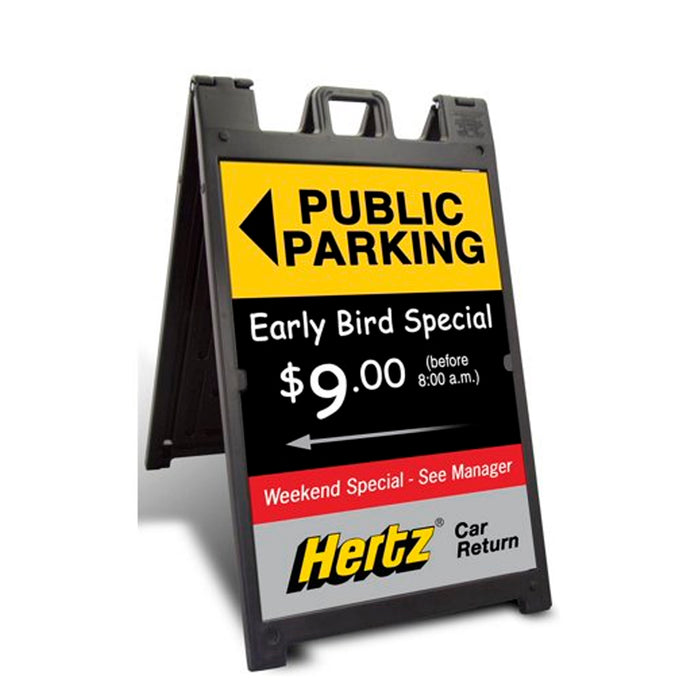 Deluxe Plastic A-Frame Sign