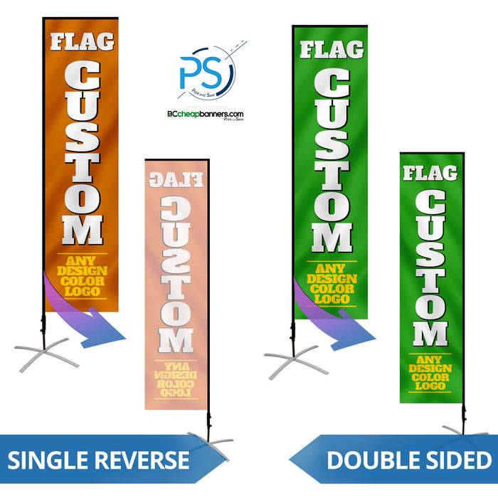Custom Rectangle Flag Banner